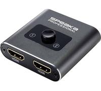 SpeaKa Professional SP-BDS-120 1+2 ports Switch HDMI UHD 4K @ 60 Hz