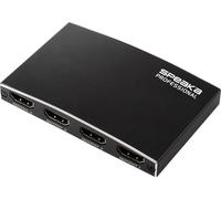 SpeaKa Professional SP-HDMIS-230 Répartiteur HDMI 3840 x 2160 pixels noir