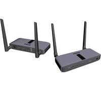 SpeaKa Professional SP-HWE-800 Set de transmission sans fil HDMI 150 m 5 GHz 1920 x 1080 Pixel Transmission sans fil sécurisée, sortie HDMI bouclée