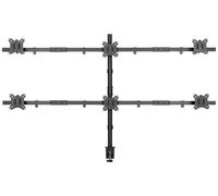 SpeaKa Professional SP-MM-1010 x6 Support de table pour écran 43,2 cm (17\ ) - 81,3 cm (32\ ) noir