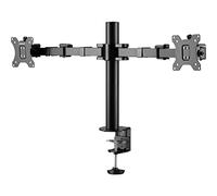 SpeaKa Professional SP-MM-220 x2 Support d'écran 43,2 cm (17) - 81,3 cm (32) Noir réglable en Hauteur, inclinable + p