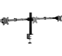 SpeaKa Professional SP-MM-230 Support d'écran 3 Écran(s) 43,2 cm (17 ) - 68,6 cm (27 ) noir réglable en hauteur, inclinable