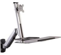 SpeaKa Professional SP-MM-705 Support mural pour écran 1x 33,0 cm (13) - 81,3 cm (32) Argent Réglable en hauteur, inclinaison