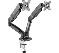 SpeaKa Professional SP-MM-910 Support d'écran double 43,2 cm (17) - 81,3 cm (32) Technique à gaz, Inclinable, Pivotant (SP-10924804)
