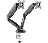 SpeaKa Professional SP-MM-910 x2 Support d'écran 43,2 cm (17\ ) - 81,3 cm (32\ ) technologie à gaz comprimé, inclinable, pivotable