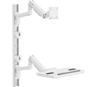 SpeaKa Professional Support mural écran SP-MM-961 43,2–124,5 cm (17–49") Blanc réglable