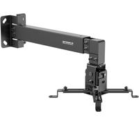 SpeaKa Professional SP-PWM-100 Support mural pour projecteur rotatif, inclinable, mobile Distance entre les murs (max.): 600 mm noir