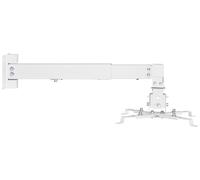 SpeaKa Professional SP-PWM-101 Support mural pour projecteur rotatif Distance entre les murs (max.): 600 mm blanc