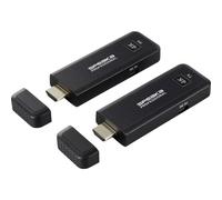 SpeaKa Professional SP-TR-450 Set de transmission sans fil HDMI 50 m 2.4 GHz, 5 GHz 3840 x 2160 Pixel afficheur LED intégré