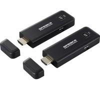 SpeaKa Professional SP-TR-450 Set de transmission sans fil HDMI 50 m 2.4 GHz, 5 GHz 3840 x 2160 Pixel afficheur LED intégré