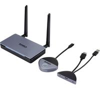 SpeaKa Professional SP-TR-500 Système de présentation Full HD sans fil 30 m 5 GHz, 2.4 GHz 1920 x 1080 Pixel Transmission sans fil sécurisée
