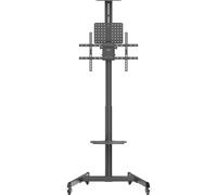 SpeaKa Professional SP-TVC-1300 Chariot TV réglable en hauteur, manivelle,
