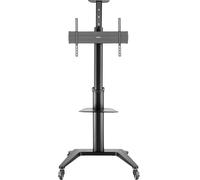SpeaKa Professional SP-TVC-1400 Chariot TV 94,0 cm (37) - 190,5 cm (75) support sur pied , format paysage, format portrait, rotatif, inclinable, réglable en