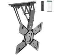 SpeaKa Professional SP-TVCM-510 Support TV pour plafond rabattable, avec télécommande 58,4 cm (23\ ) - 139,7 cm (55\ ) avec