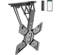 SpeaKa Professional SP-TVCM-510 Support TV pour plafond rabattable, avec télécommande 58,4 cm (23) - 139,7 cm (55) avec motorisation électrique, inclinable,