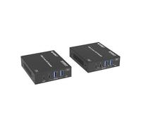 SpeaKa Professional SP-USBE-820 7+1 Port KVM-Extenderüber PC steuerbar Schwarz (SP-13472864)