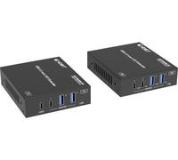 SpeaKa Professional SP-USBE-820 7+1 ports Extendeur KVM pilotable sur ordinateur noir