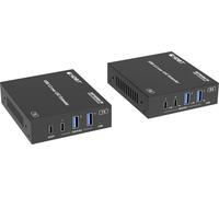 SpeaKa Professional SP-USBE-820 7+1 ports Extendeur KVM pilotable sur ordinateur noir