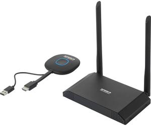 SpeaKa Professional SP-VShare Système de présentation sans fil 4K UHD Multi Viewer 4x, fonction tableau blanc numérique