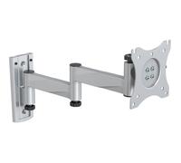 SpeaKa Professional SP-WMM-202 simple Support mural pour écran 33,0 cm (13\ ) - 76,2 cm (30\ ) argent inclinable, mobile