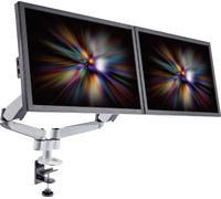 SpeaKa Professional Support de table pour écran SP-1624800 SuperFlex 2 Écran(s) 25,4 cm (10\ ) - 68,6 cm (27\ ) argent-noi