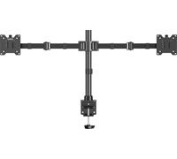 SpeaKa Professional SP-MM-221 x2 Support de table pour écran 43,2 cm (17\ ) - 88,9 cm (35\ ) noir réglable en hauteur, inclinable