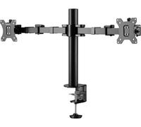 SpeaKa Professional Support d'écran SP-MM-220 2 Écran(s) 43,2 cm (17\ ) - 81,3 cm (32\ ) noir réglable en hauteur, inclinable
