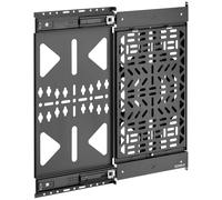 SpeaKa Professional Support mural pour appareils AV dans un tiroir Adapté pour série (support): Universel noir mat