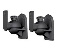 SPEAKA PROFESSIONAL Support Mural pour Haut-Parleur SP-5369944 inclinable, Mobile Noir 1 Paire(s)