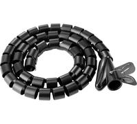 SpeaKa Professional Tube guide-câbles Polyuréthane (PE) noir flexible (Ø x L) 25 mm x 1 m 1 pc(s) SP-13402972