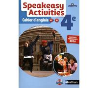 Speakeasy Activities 4e - Cahier D'anglais A2/B1