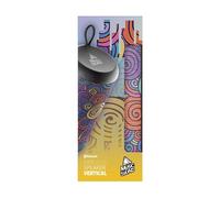 Music Sound Haut-Parleur Vertical | Haut-Parleur Bluetooth 5.0 extérieur - 5 Watts de Puissance - Playtime 4 Heures - Charge 1,5 Heures - Entrée Micro SD, clé USB et câble AUX - Fantaisie Cercles
