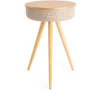 Speaker table - table avec haut-parleur bluetooth et chargeur de smartphone sans fil - Beige Beige