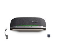 HP Haut-parleur intelligent Poly Sync 20+M – USB-A, USB-C – certifié Microsoft Teams