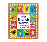 Speaking Book, English Learning Book, Vocabulary Builder, Interactive Prononciation Audio, Ideal for Preschool Kids Educational Use, 11.61x9.57x1.18 Inches, Multicolor, 1 Piece