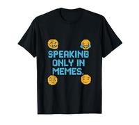 Speaking Only in Memes Pixel Art Citation introvertie T-Shirt