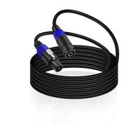 Speakon Extension Cable Male to Speakon Male to Female Audio Break Out Cable with Twist Lock for DJ PA Stage Speaker Amplifier (2.5m) (M-F)