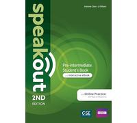 Speakout 2ed Pre-intermediate Student’s Book & Interactive eBook with MyEnglishLab & Digital Resources Access Code