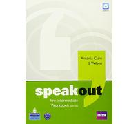 Speakout Pre Intermediate Workbook with Key and Audio CD Pack.