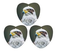 Spear Falcon, Lot de 3 désodorisants à suspendre pour voiture, maison, bureau, motif aigle blanc