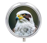 Spear Falcon Pilulier hebdomadaire en forme d'aigle blanc pour sac à main