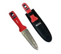 Spear & Jackson 4151HH Couteau Hori Hori - Outil Multifonction - Outil polyvalent en acier inoxydable avec étui et passant de ceinture, bords dentelé et droit, pour planter, désherber et couper