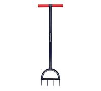 Spear & Jackson 4852LSA Aérateur de pelouse à Pointes en Acier Carbone, Construction Tout métal, poignée en T Large avec Grips antidérapants et Repose-Pied intégré