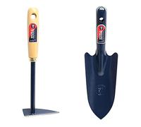 Spear & Jackson 50586 Mini Désherbinet Manche Bois & 50011 Transplantoir Tout Acier