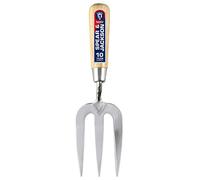 Spear & Jackson Neverbend 3060WF Fourchette à mauvaises herbes en acier inoxydable Bleu 26 x 7,5 x 5 cm