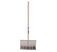 Poussoir à neige ALU/BOIS - Plateau en aluminium - Convient pour vrac, neige, sel, sable - CEMO - 90089
