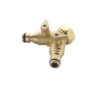 Spear & Jackson Raccord De Robinet En Laiton À 2 Sorties 19 Mm