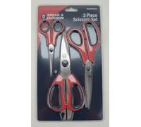 Spear & Jackson SCISSORS3PS Lot De Ciseaux 3 Pièces NEU En Boîte