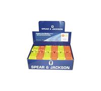 Spear & Jackson SJ-RLB-OY Boîte de 24 blocs de ligne en caoutchouc