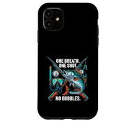 Spearfishing One Breath One Shot No Bubbles Diver Coque pour iPhone 11